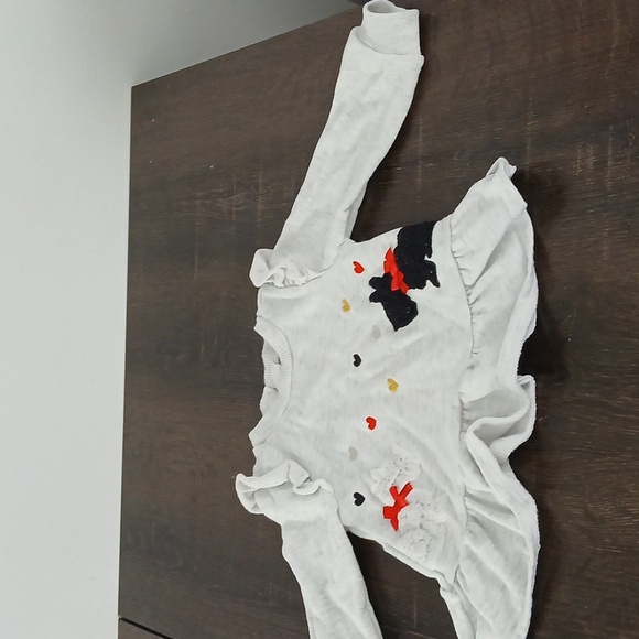 Adidas Pink Long Sleeve Baby Top Cute Dog Long Sleeve Baby Top - Picture 6 of 9